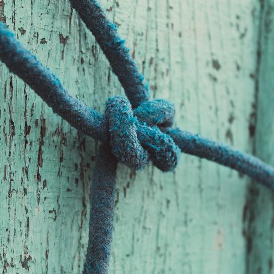 A picture of a knot