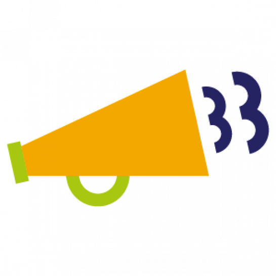 Bridge 47 "Advocacy" project theme icon